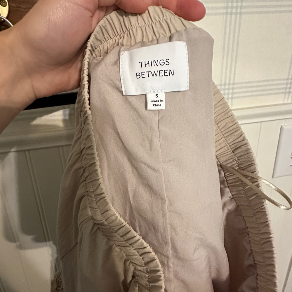 Things Between 100% cotton skirt neutral/beige - Picture 3 of 4